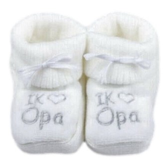 Slofjes opa wit